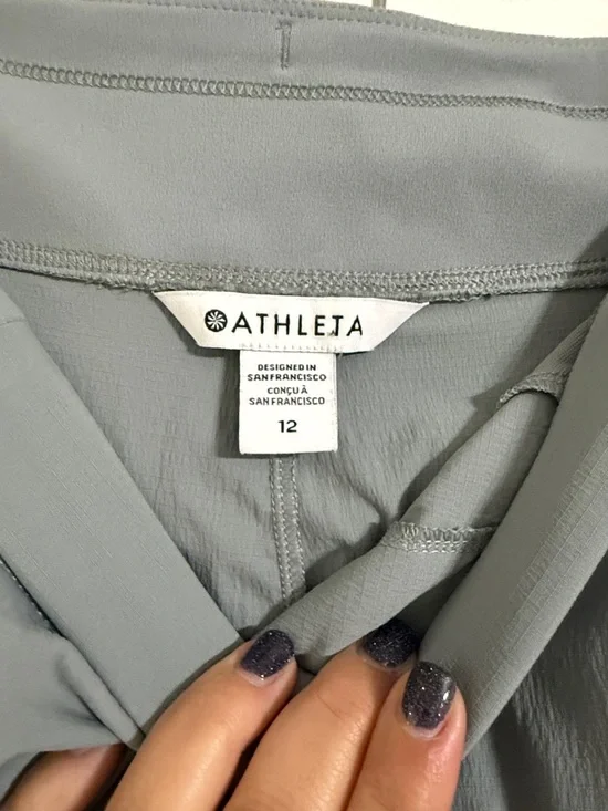 Athleta Light Gray Women's Tech Jogger Pants - Picture 2 of 3